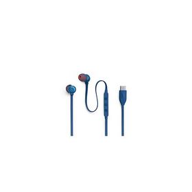 JBL(ジェービーエル) イヤホン カナル型 USB Type-C ブルー JBLT310CBLU ［USB］