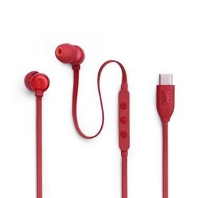 JBL イヤホン カナル型 USB Type-C ［USB］ レッド JBLT310CRED
