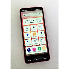中古 SHARP BASIO active2 64GB レッド SHG12 SIMフリー ※ネットワーク利用制限あります
