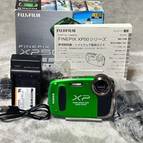 【動作品 付属品多数】FUJIFILM FINEPIX XP50 防水 防塵 緑