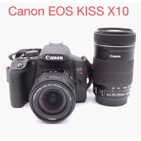 キヤノン(Canon)の（キヤノン） Canon EOS KISS X10ダブルズーム キット ブラック(デジタル一眼)