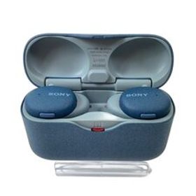 SONY◆イヤホン・ヘッドホン WF-H800(L) BLU 使用感有 Blutooth//