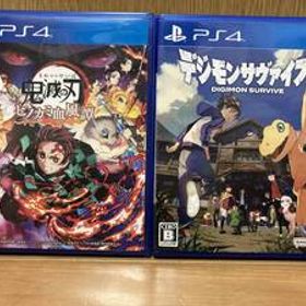 即決! PS4 鬼滅の刃 ヒノカミ血風譚 デジモンサヴァイブ 計2本セット