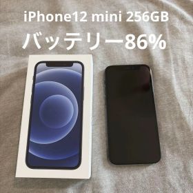 iPhone12 mini ブラック 256GB バッテリー86% 本体