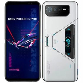 【中古】【安心保証】 ROG Phone 6 Pro ROG6P-WH18R512[512GB] SIMフリー ストームホワイト