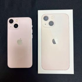 iPhone 13 mini ピンク128GB 美品 本体 バッテリー100%