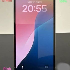 iPhone 13 mini 美品( 電池100% )★ピンク★