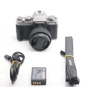 富士フイルム(FUJIFILM) ミラーレス一眼 X-T100レンズキット ダークシルバー X-T100LK-DS