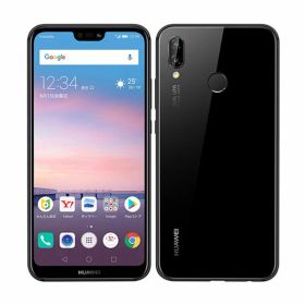 【中古】【安心保証】 HUAWEI P20 lite ANE-LX2J[32GB] Y!mobile ミッドナイトブラック