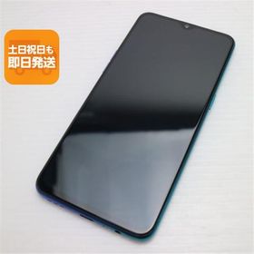 美品 OPPO Reno A 64GB ブルー スマホ 本体 白ロム 中古 あすつく 土日祝発送OK