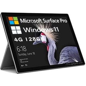 【第七世代Core i5-7300U】MICROSOFT SURFACE PRO SSD128GB メモリ4GB 12.3型 高解像度：2736x1824 MSoffice2021 Windows11 無線 BT USB3.0