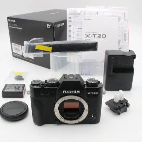 ショット数2 【極美品】 FUJIFILM 富士フイルム X-T20 ボディ ミラーレス一眼カメラ 元箱(内部緩衝材あり)付属品付き 102018