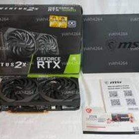 【新品】MSI GeForce RTX 3060 VENTUS 2X 12G OC 12GB 2スロット 8ピン×1 GPU グラボ グラフィックカード ゲーム RTX 5060Ti 4070 Ti