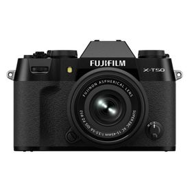 富士フイルム FUJIFILM X-T50 XC15-45mm レンズキット 日英2言語設定モデル ブラック FUJINON フジノン Xマウント ミラーレス 4K 手ブレ補正