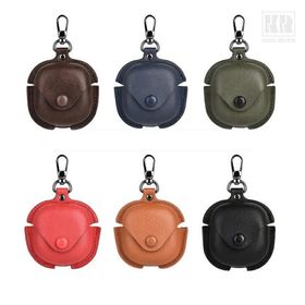 Insta Galaxy Buds4対応 ケース 耐衝撃 Buds4 Pro カバー カラビナ付き PUレザー シンプル 保護カバー おすすめ おしゃれ Samsung ギャラクシーバッズ4 /