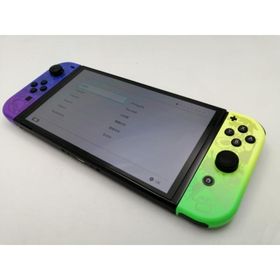 【中古】Nintendo Switch 本体 (有機ELモデル) HEG-S-KCAAA スプラトゥーン3エディション【ECセンター】保証期間１ヶ月【ランクB】