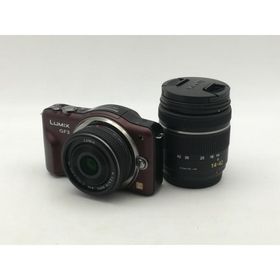 【中古】Panasonic LUMIX GF3W ダブルレンズキット DMC-GF3W-T センシュアルブラウン【神戸】保証期間１ヶ月【ランクB】