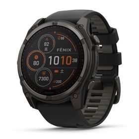 正規販売店 ガーミン フェニックス 8 fenix 8 Sapphire Dual Power 51mm Ti Carbon Gray DLC / Black GPS 有機EL フラグシップモデル 010-02907-50
