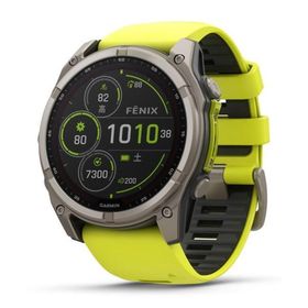 正規販売店 ガーミン フェニックス 8 fenix 8 Sapphire Dual Power 51mm Ti / Amp Yellow GPS 有機EL フラグシップモデル 010-02907-51
