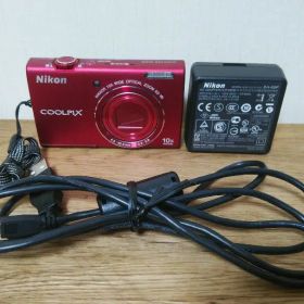 Nikon COOLPIX S6200 レッド コンデジ デジカメ