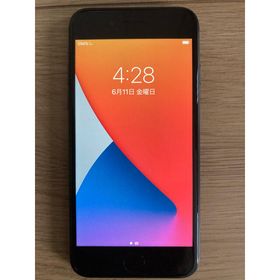 アップル(Apple)のアップルiPhone8黒ブラック64Gsimフリーソフトバンクスマホデジタル家電(スマートフォン本体)