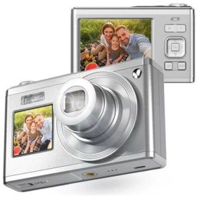 【長期保証付】【対象ショップ限定 先着1000円OFFクーポン】KEIYO ケイヨー AN-DC002 光学6倍ズームコンパクトデジタルカメラ ANDC002