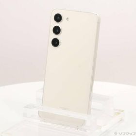 〔中古〕SAMSUNG(サムスン) Galaxy S23 256GB クリーム SCG19 au SIMフリー〔258-ud〕