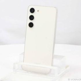 〔中古〕SAMSUNG(サムスン) Galaxy S23 256GB クリーム SCG19 au SIMフリー〔258-ud〕