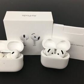 ma Apple AirPods 4 MXP63J/A ＆ AirPods Pro2 Lightning A2698 ２個まとめセット アップル エアーポッズ プロ ワイヤレス(1) 中古 ma◇178