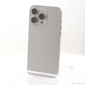 ソフマップ 〔中古品〕 iPhone15 Pro Max 256GB ナチュラルチタニウム MU6R3J／A SIMフリー【276】