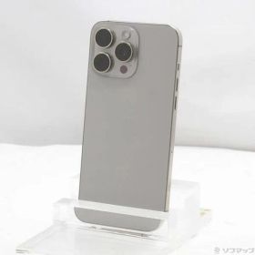 ソフマップ 〔中古品〕 iPhone15 Pro Max 512GB ナチュラルチタニウム MU6W3J／A SIMフリー【377】
