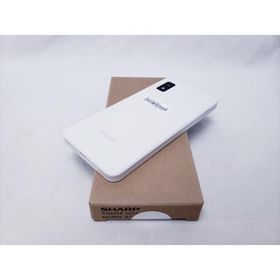 (中古) AQUOS wish3 ホワイト /SH-M25 【楽天版 SIMFREE】、SIMフリー