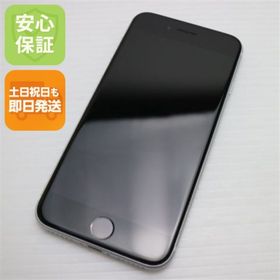 アイフォーン(iPhone)の新品同様 SIMフリー iPhone SE 第2世代 128GB ホワイト M111(スマートフォン本体)