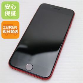 アイフォーン(iPhone)の超美品 SIMフリー iPhone SE 第2世代 128GB レッド M888(スマートフォン本体)