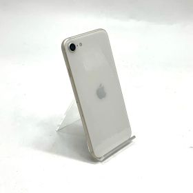 【全額返金保証】【最速発送】 iPhone SE（第3世代） 64GB ホワイト au 白ロム 動作確認済 86%