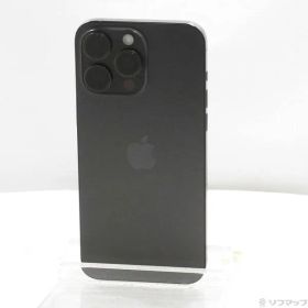 ソフマップ 〔中古品〕 iPhone15 Pro Max 256GB ブラックチタニウム MU6P3J／A SIMフリー【348】