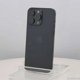 ソフマップ 〔中古品〕 iPhone15 Pro Max 256GB ブラックチタニウム MU6P3J／A SIMフリー【262】