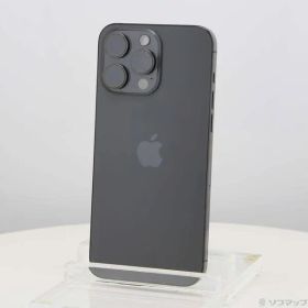 ソフマップ 〔中古品〕 iPhone15 Pro Max 256GB ブラックチタニウム MU6P3J／A SIMフリー【297】