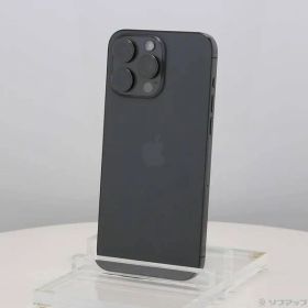 ソフマップ 〔中古品〕 iPhone15 Pro Max 256GB ブラックチタニウム MU6P3J／A SIMフリー【295】