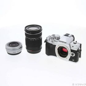 〔中古〕OLYMPUS(オリンパス) 〔展示品〕 OM-D E-M10 Mark IV EZダブルズームキット シルバー〔262-ud〕