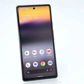 【美品＊電池良好】au SIMフリー Google Pixel6a 128GB チャコール
