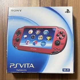 【動作確認済】 PlayStation Vita Wi-Fiモデル コズミック・レッド PCH-1000 ZA03