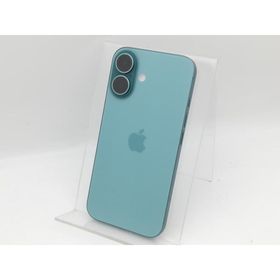 【中古】Apple 国内版 【SIMフリー】 iPhone 16 128GB ティール MYDV3J/A【中野】保証期間１ヶ月【ランクB】