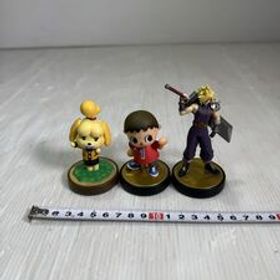 amiibo 3体セット しずえ むらびと クラウド 任天堂 フィギュア どうぶつの森 FF7 Y102