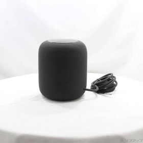 〔中古〕Apple(アップル) HomePod 第1世代 MQHW2J／A スペースグレイ〔377-ud〕