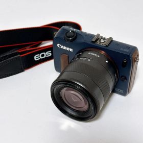 【美品】Canon キャノン EOS M ミラーレス一眼カメラ ベイブルー