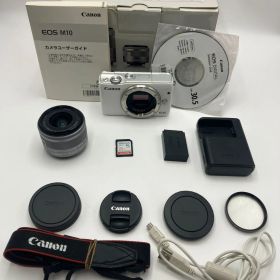 【動作確認済】Canon EOS M10 + EF-M 15-45mm F3.5-6.3 IS STM レンズキット