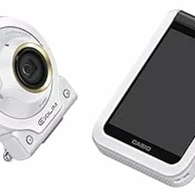 【中古】CASIO デジタルカメラ EXILIM EX-FR100LWE カメラ部/モニター部分離 セルフィーが簡単 3つのこだわり自分撮り機能