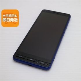 超美品 かんたんスマホ2＋ A201KC ブルー スマホ 白ロム 中古 あすつく 土日祝発送OK