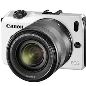 【中古】（非常に良い）Canon ミラーレス一眼カメラ EOS M レンズキット EF-M18-55mm F3.5-5.6 IS STM付属 ホワイト EOSMWH-18-55ISSTMLK